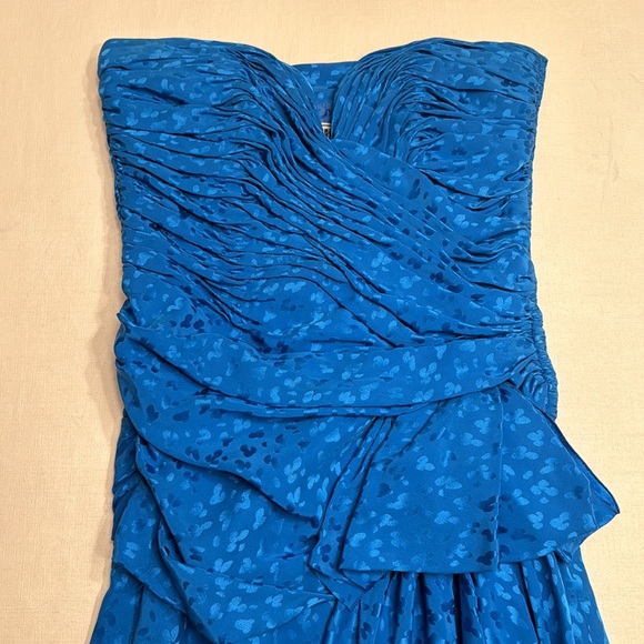 Vickey Tiel for Bergdorf Goodman Blue Leopard Dress - Picture 3 of 7